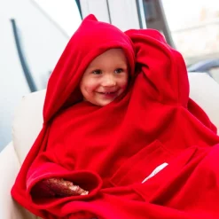 Baby Wrapi Active - Kocyk z rękawami - Czerwony
