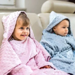 Baby Wrapi - Kocyk z rękawami - Błękitny