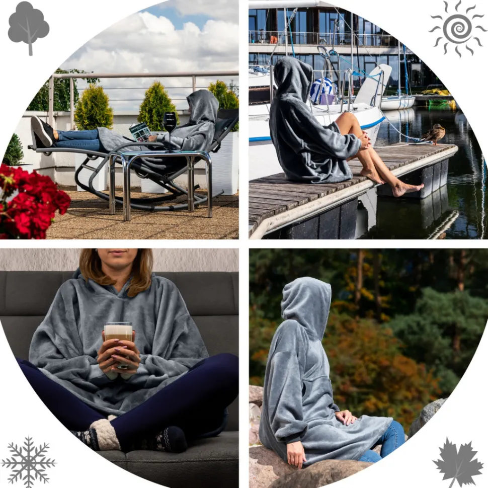 Bluzair - Bluza koc - Szary