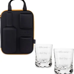 Etui na whisky ze szklankami Froster Who cares