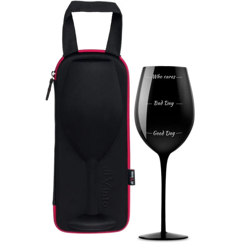 Gigantyczny Kieliszek diVinto - Who cares - Black