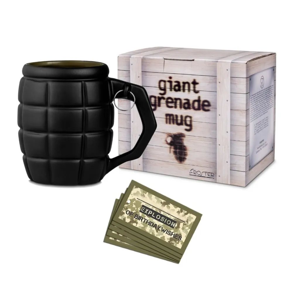 Gigantyczny Kubek Granat - Czarny