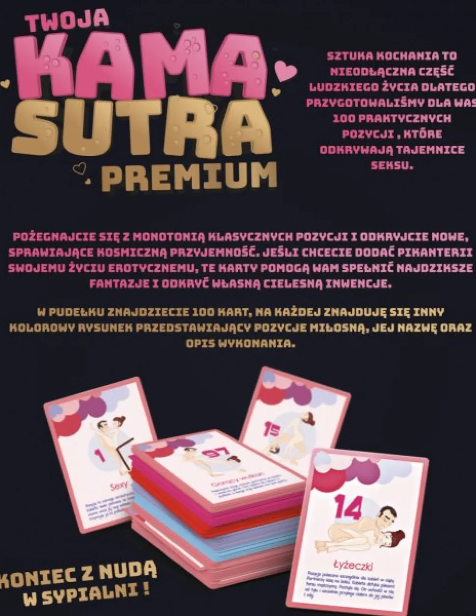 Gra erotyczna dla dwojga - TWOJA KAMASUTRA PREMIUM