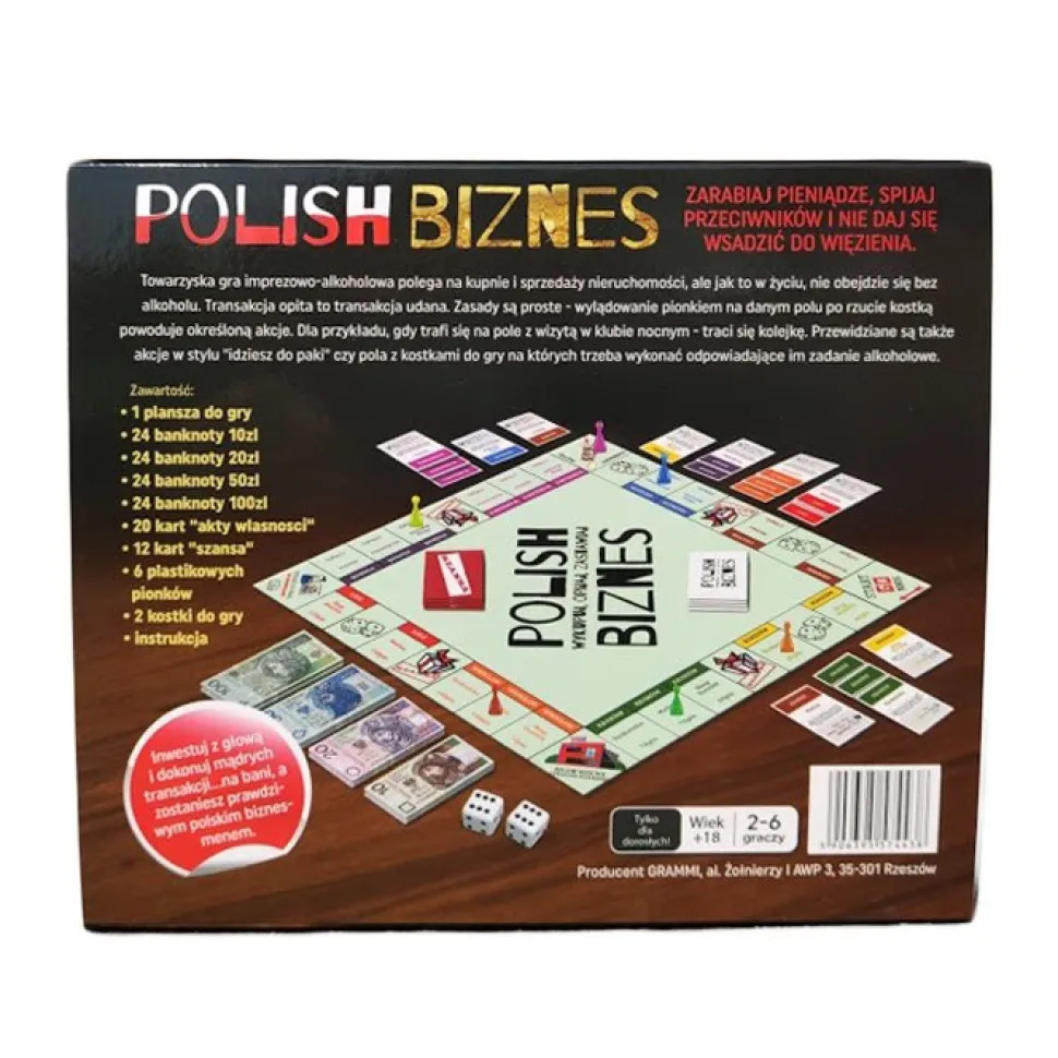 Gra imprezowa alkoholowa - POLISH BIZNES