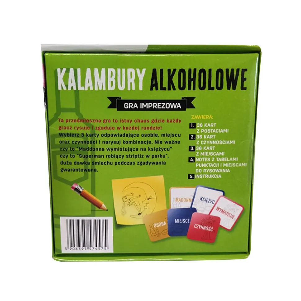 Gra imprezowa - KALAMBURY ALKOHOLOWE