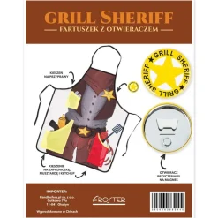 Grill Sheriff - fartuszek z otwieraczem