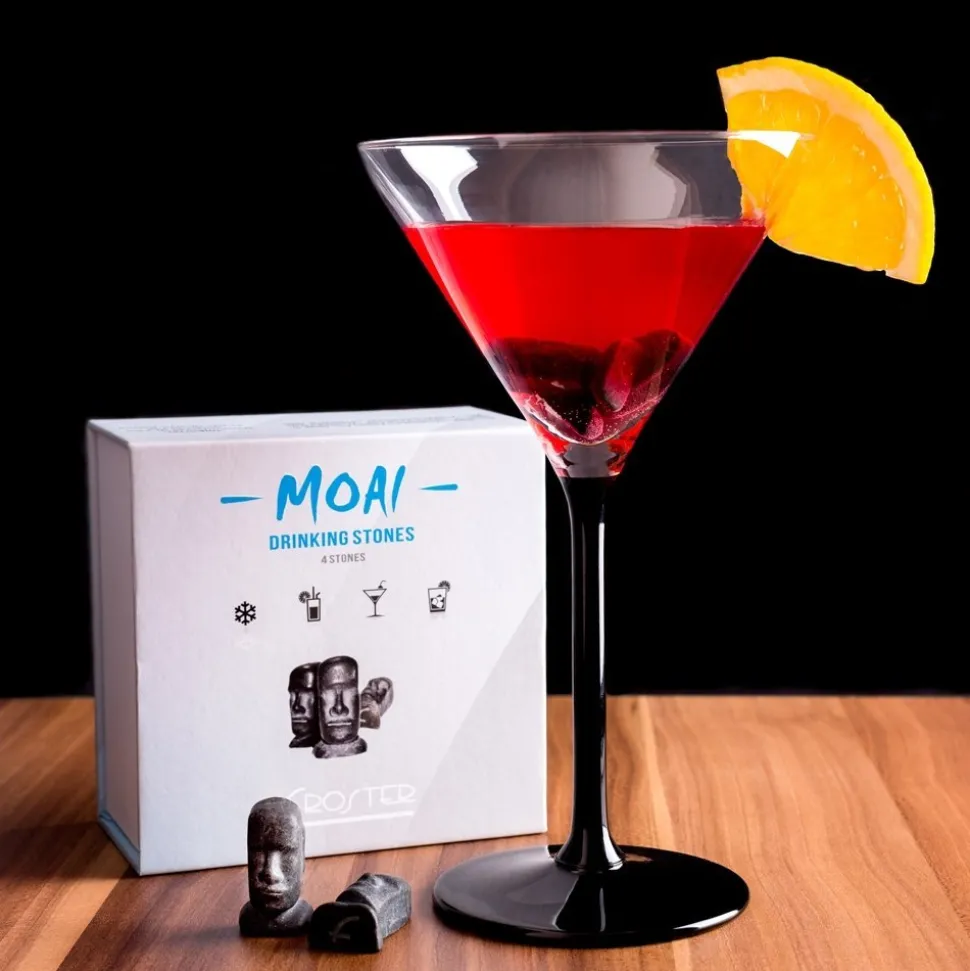 Kamienie Moai do Drinków