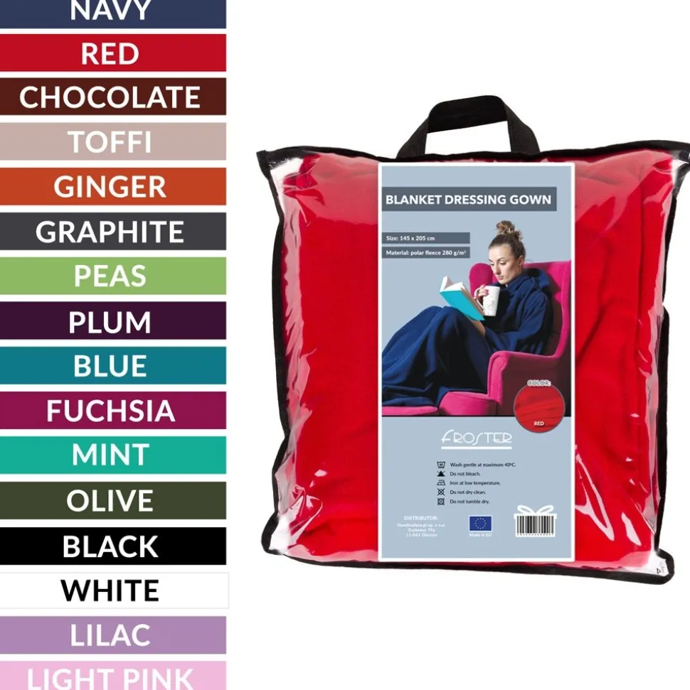 Kocyko-szlafrok - Biały