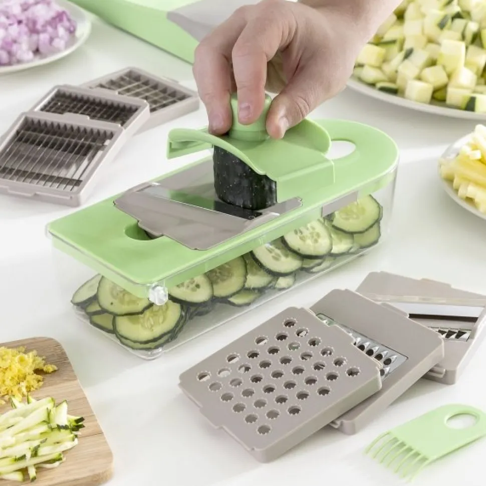 Krajalnica do Warzyw, Szatkownica i Tarka z Przepisami i Akcesoriami 7w1 InnovaGoods