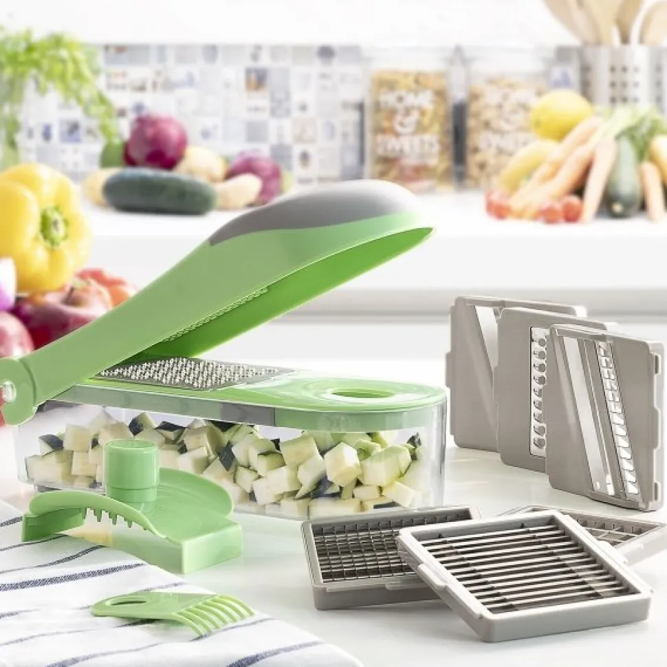 Krajalnica do Warzyw, Szatkownica i Tarka z Przepisami i Akcesoriami 7w1 InnovaGoods