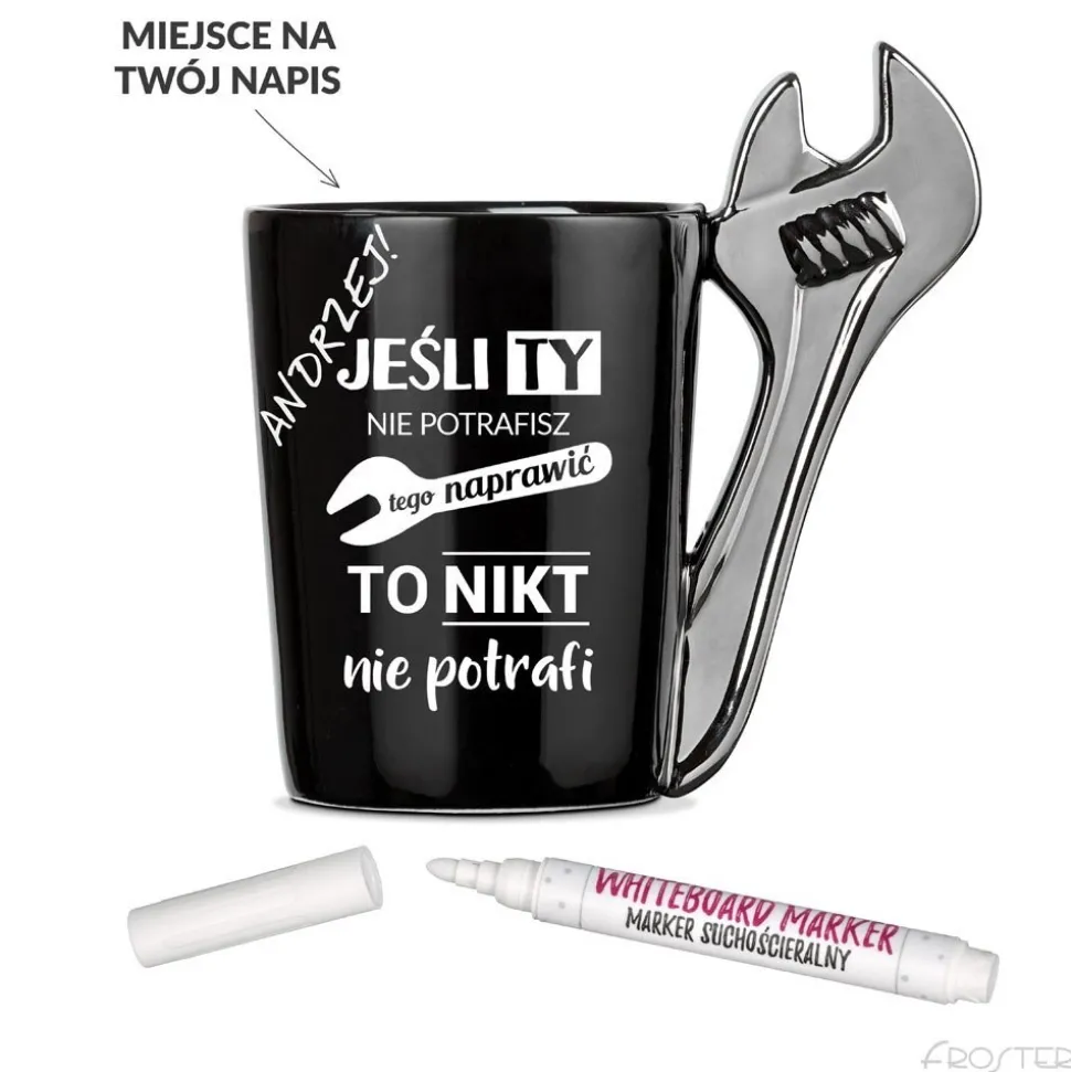 Kubek Złotej Rączki - prezent dla taty dziadka męża