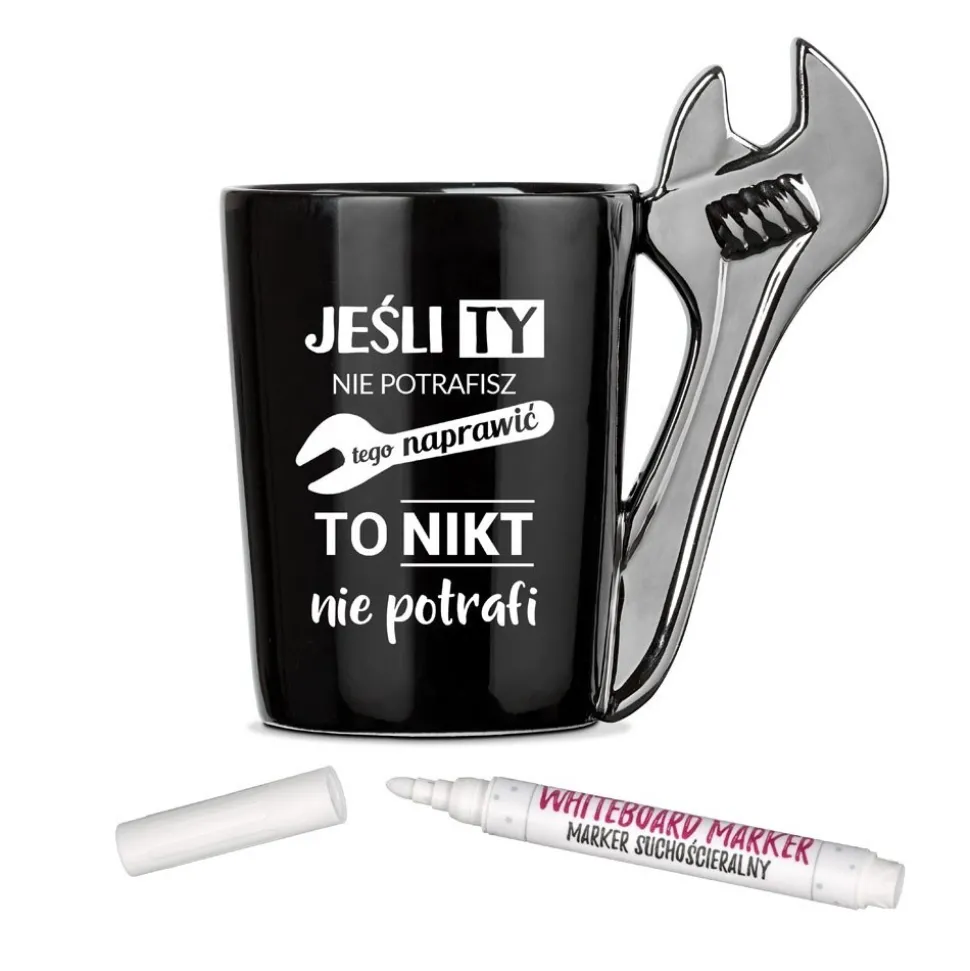Kubek Złotej Rączki - prezent dla taty dziadka męża