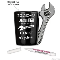 Kubek Złotej Rączki - prezent dla taty dziadka męża