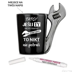 Kubek Złotej Rączki - prezent dla taty dziadka męża