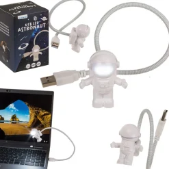 Lampka astronauta na USB - prezent dla chłopca 5 6 7 8 9 10 lat
