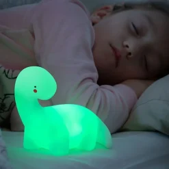 Lampka Nocna Dinozaur LED Wielokolorowa