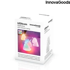 Lampka Nocna Jednorożec LEDicorn Wielokolorowa