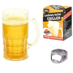 Lodowy kufel CHILLER 400 ml - złocisty
