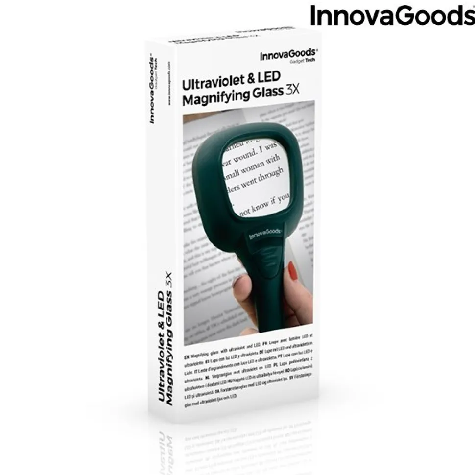 Lupa UV z Diodami LED 3X InnovaGoods