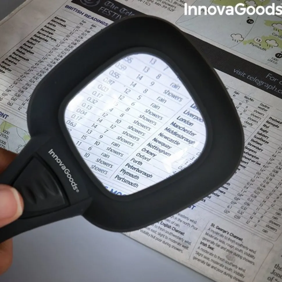 Lupa UV z Diodami LED 3X InnovaGoods