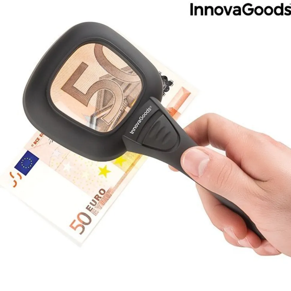Lupa UV z Diodami LED 3X InnovaGoods
