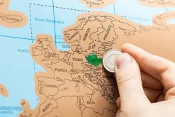 Mapa świata zdrapka - wersja po Polsku