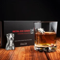 Metalowe Kostki do Drinków - Kobieta