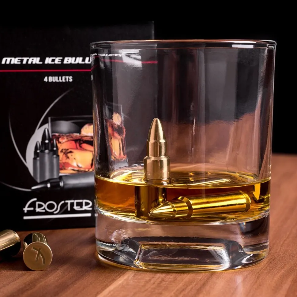 Metalowe Pociski do Drinków - Złote