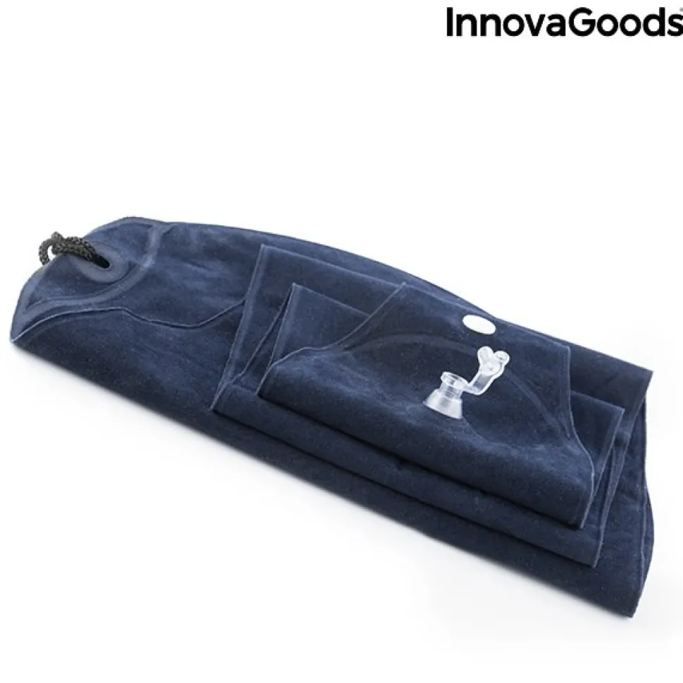 Nadmuchiwana Poduszka Podróżna z Zaczepem do Zagłówka InnovaGoods
