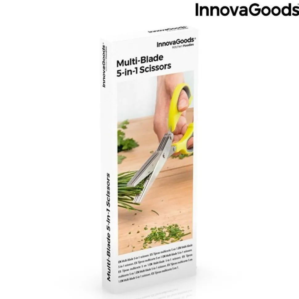 Nożyczki do Ziół Kuchenne Wieloostrzowe InnovaGoods