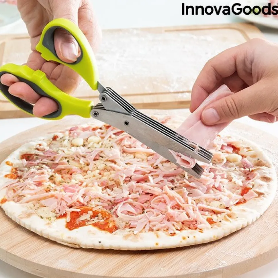 Nożyczki do Ziół Kuchenne Wieloostrzowe InnovaGoods
