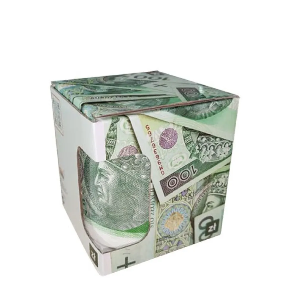 Papier toaletowy 100 zł - śmieszny prezent na parapetówkę