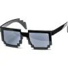 Pikselowe okulary 8 bit pixel - czarne