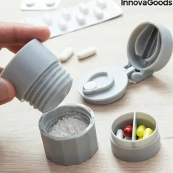 Pojemnik na Tabletki z Przecinaczem i Rozdrabniaczem 5w1 InnovaGoods