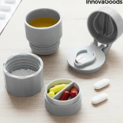 Pojemnik na Tabletki z Przecinaczem i Rozdrabniaczem 5w1 InnovaGoods