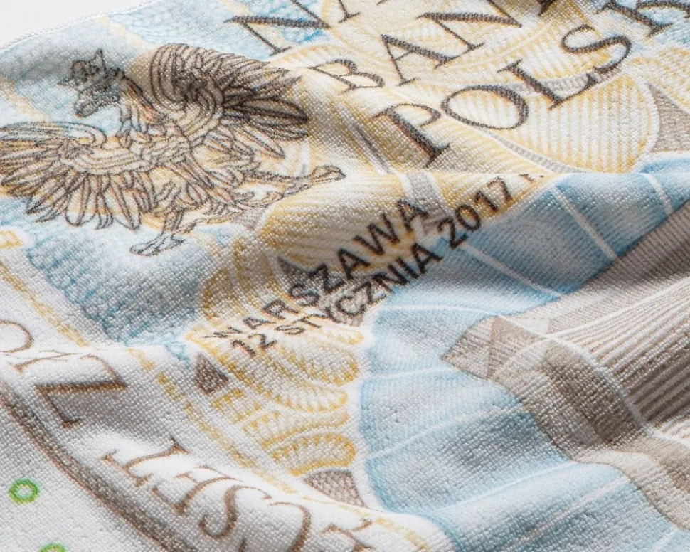 Ręcznik kąpielowy - banknot 500 zł - prezent dla męża taty chłopaka