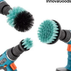 Szczotki do Czyszczenia na Wiertarkę InnovaGoods 3szt.