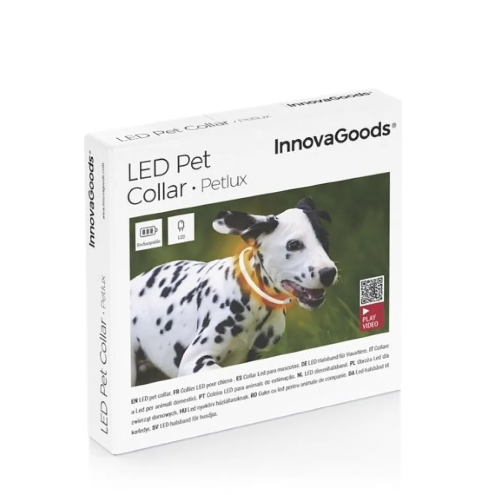 Świecąca obroża LED dla zwierząt InnovaGoods
