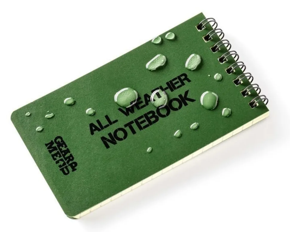 Wodoodporny notes operacyjny