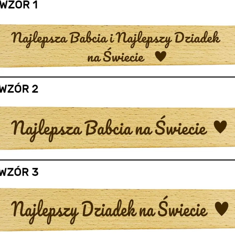 Łyżka do Butów z Grawerem dla Babci i Dziadka - Prezent na Dzień Babci i Dziadka Święta Urodziny Dziadków