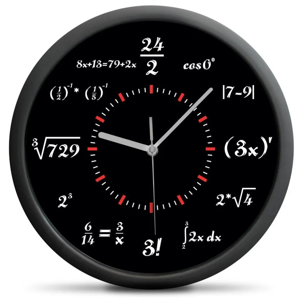 Zegar Matematyka - cichy mechanizm