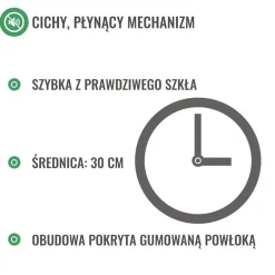 Zegar Prędkościomierz - cichy mechanizm