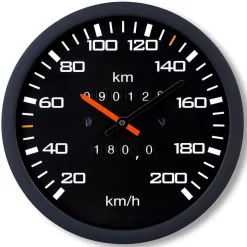Zegar Prędkościomierz - cichy mechanizm