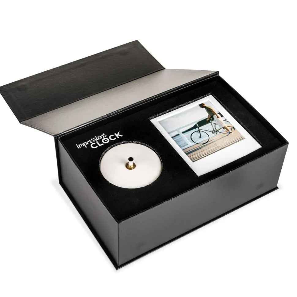 Zegar z ramkami na zdjęcia Impressions Clock
