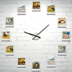 Zegar z ramkami na zdjęcia Impressions Clock