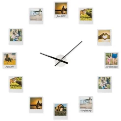 Zegar z ramkami na zdjęcia Impressions Clock
