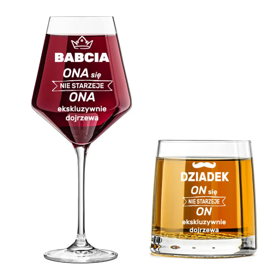 Zestaw dla Dziadków - prezent na Dzień Babci i Dziadka Święta Rocznicę