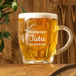 Zestaw do Piwa Kufel + Otwieracz - prezent dla Taty na Dzień Ojca Święta Urodziny