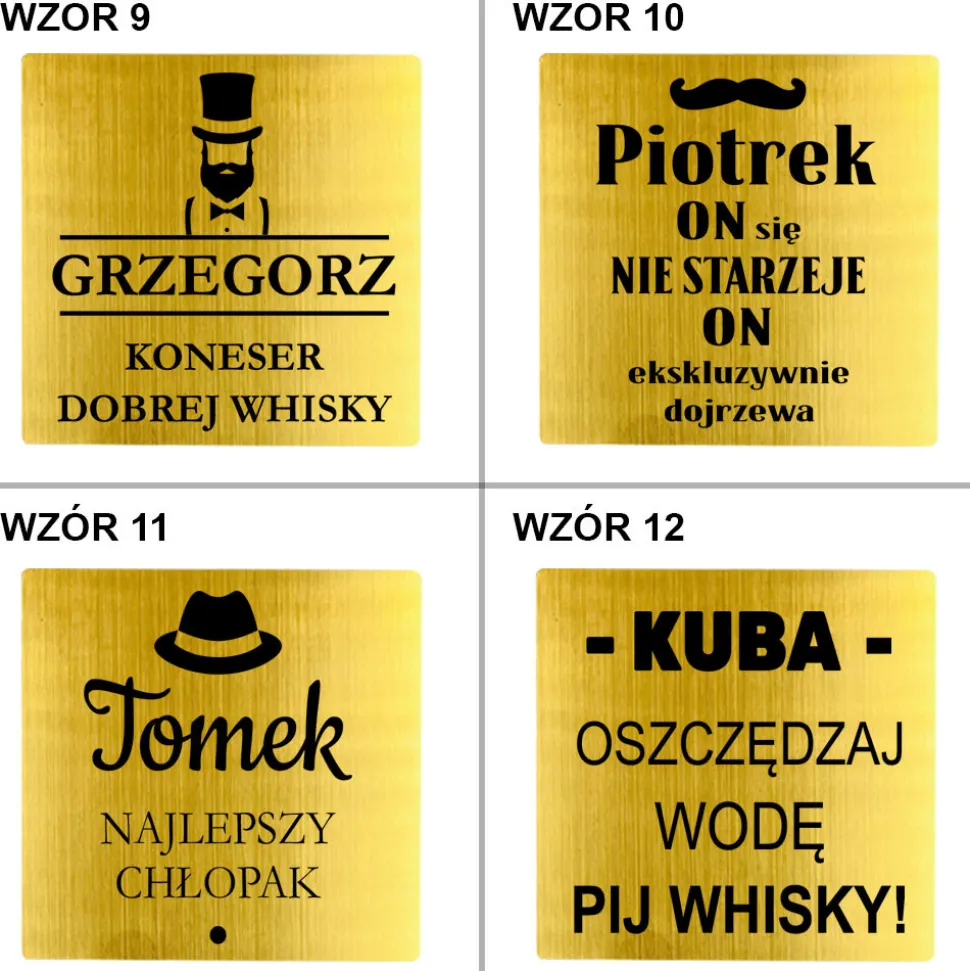 Zestaw do whisky GLOBUS DELUXE z GRAWEREM - prezent dla taty faceta męża chłopaka na urodziny Święta