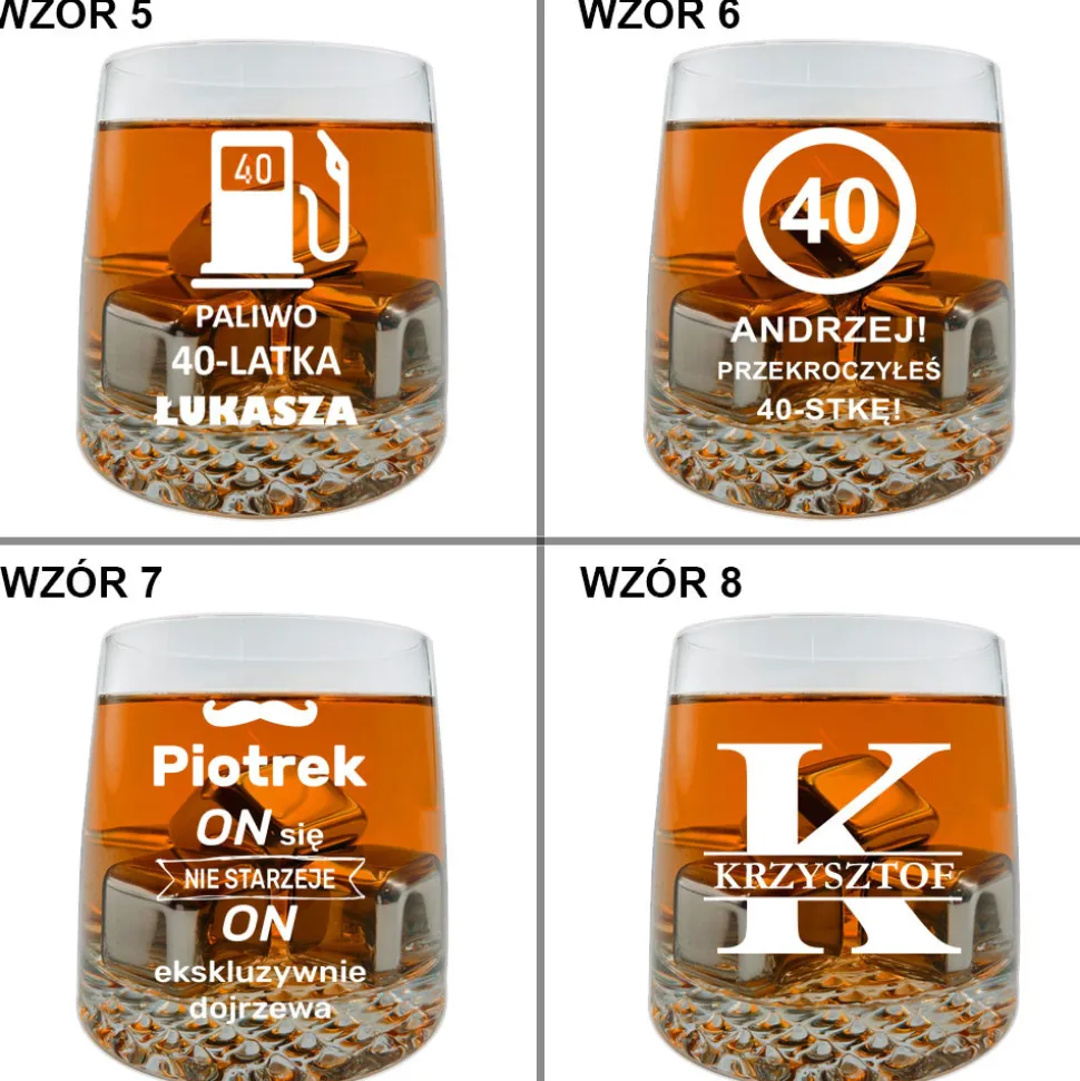 Zestaw do Whisky z grawerem - prezent dla taty męża chłopaka faceta na urodziny Święta